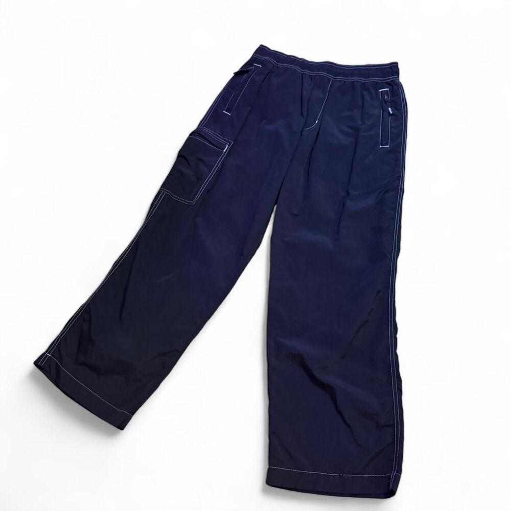 Afends Women's Black and White Trousers